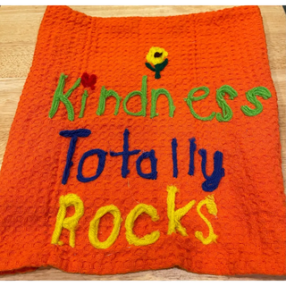 Kindness Totally Rocks Kitchen Towel