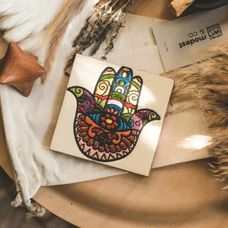 Modest&Co - Hamsa Hand Coaster Set