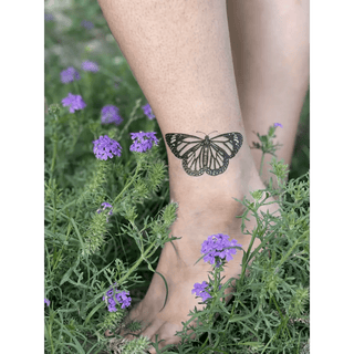 Monarch Butterfly Temporary Tattoo