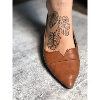 Monstera Leaves Temporary Tattoo