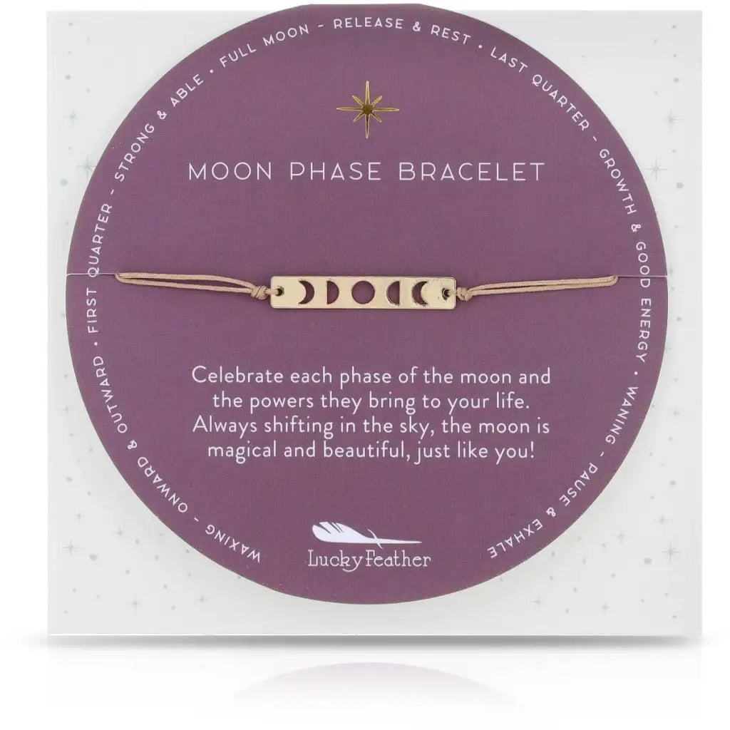 Moon Phase Jewelry - Gold Bracelet