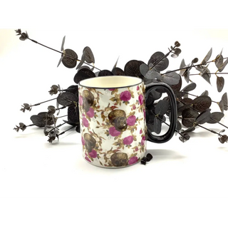 Mug - Sugar Skulls with Roses - Gothic 10oz Cup