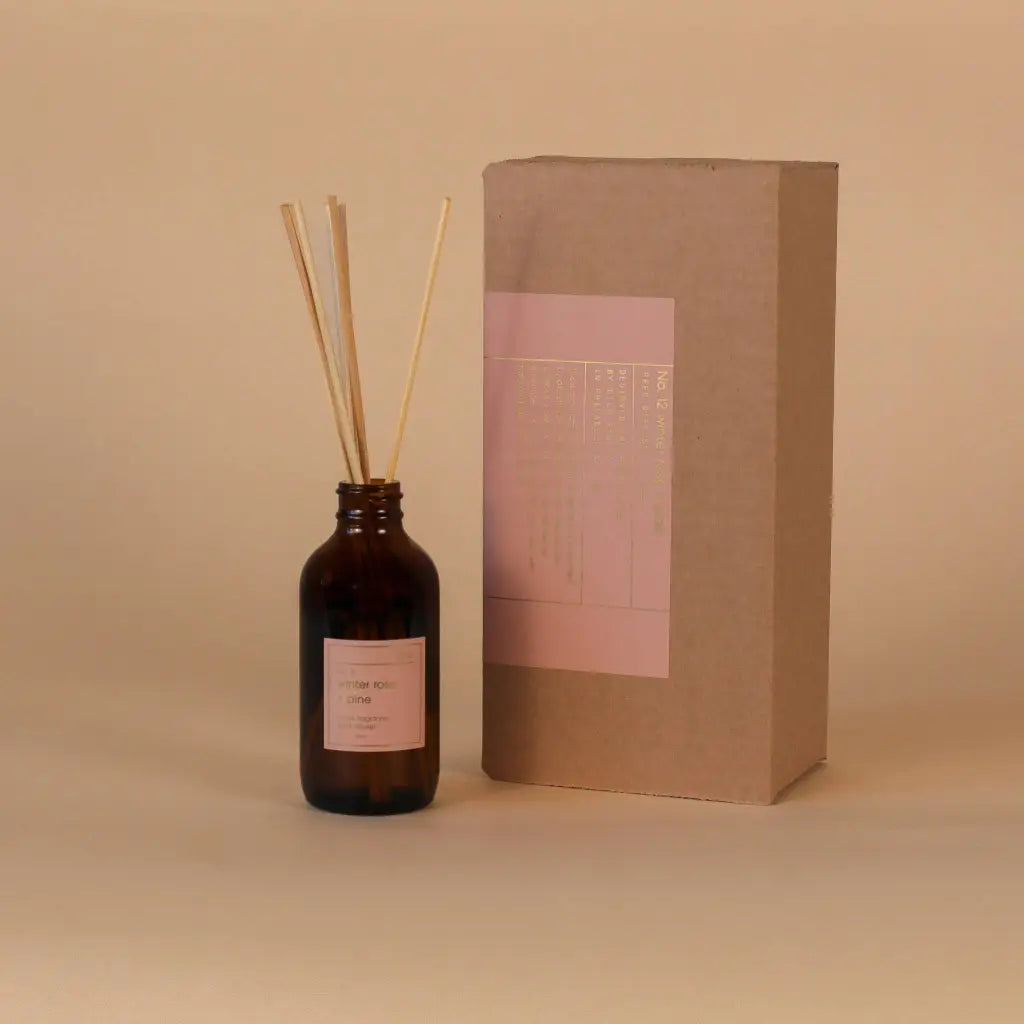 No. 12 Winter Rose + Pine Reed Diffuser