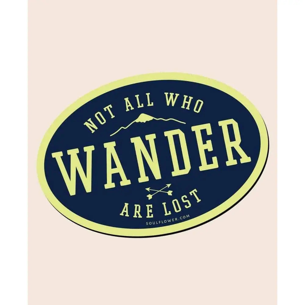 Not All Who Wander Euro Magnet