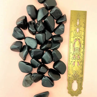 Obsidian Tumbled Gemstones Intention Vial