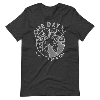 One Day at a Time Tee- Small - Small / Dark Heather Grey