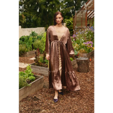 Open Front Satin Effect Kimono