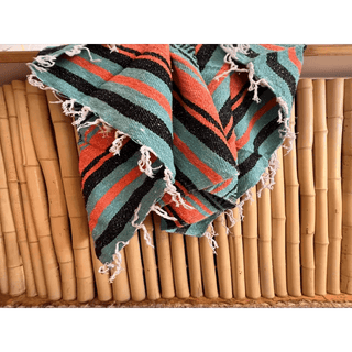 Orange Bandit Throw Blanket l Fall Throw Blanket