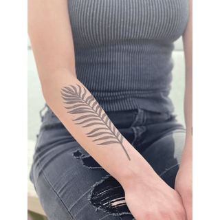 Palm Leaf Temporary Tattoo 2 Pack