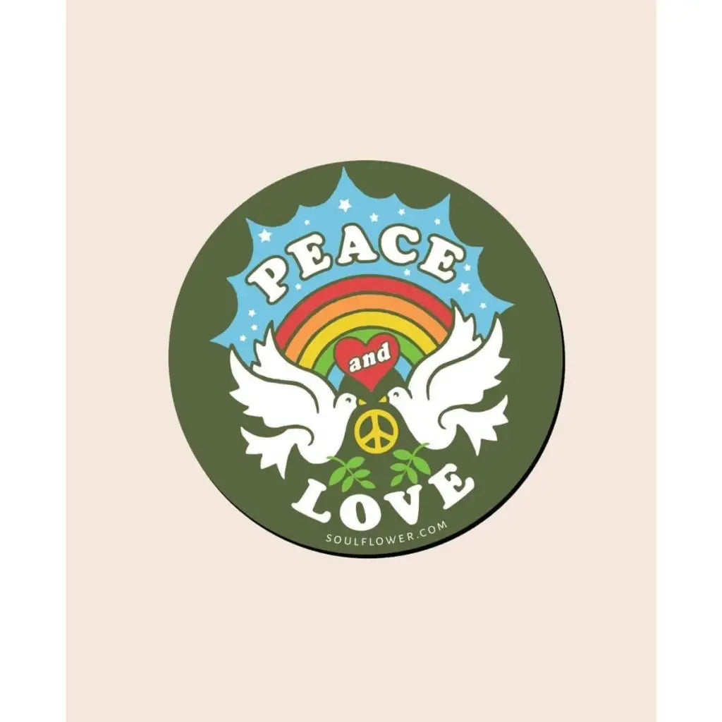 Peace and Love Magnet
