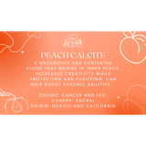 Peach Calcite Crystal Stone Tumbled - Crystals