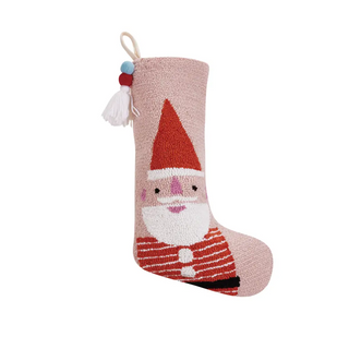 Peking Handicraft - Santa Stocking With Pom Tassel