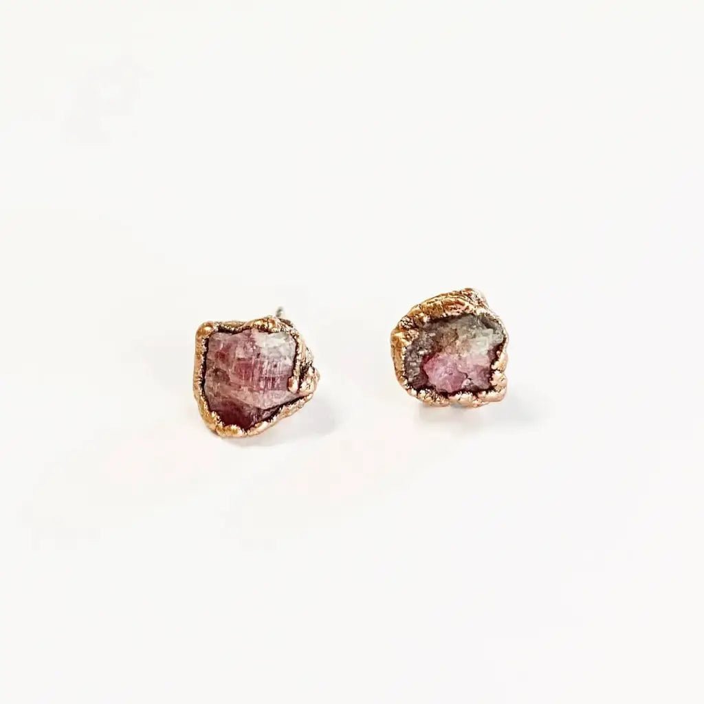Pink Tourmaline Earrings