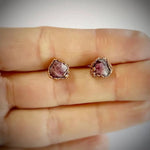 Pink Tourmaline Earrings