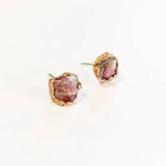 Pink Tourmaline Earrings