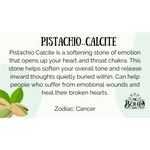 Pistachio Calcite Crystal Tumbles