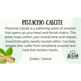 Pistachio Calcite Crystal Tumbles
