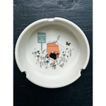 Porcelain Ashtray - Please Keep On The Grass