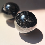 dark smoky quartz crystal sphere high quality polished crystal ball