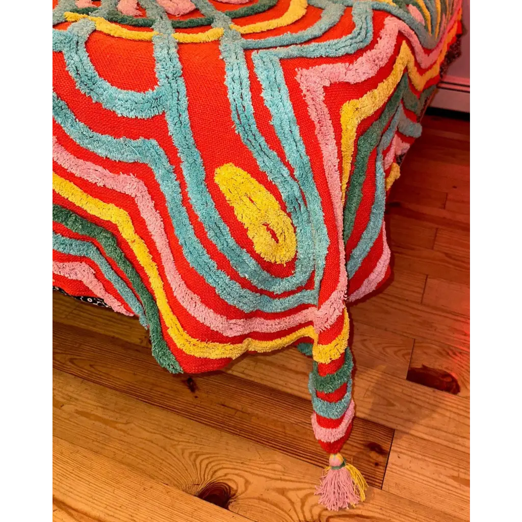 Chenille Tufted Bedspread - Butterfly