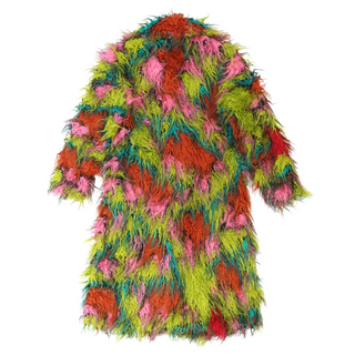 Multicolor Faux Fur Jacket 