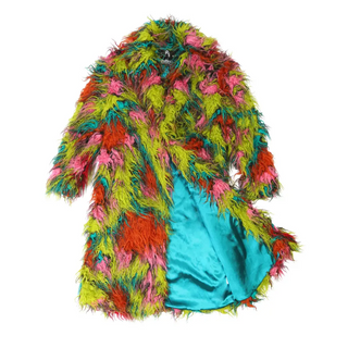 Multicolor Faux Fur Jacket 