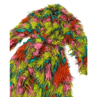 Multicolor Faux Fur Jacket 