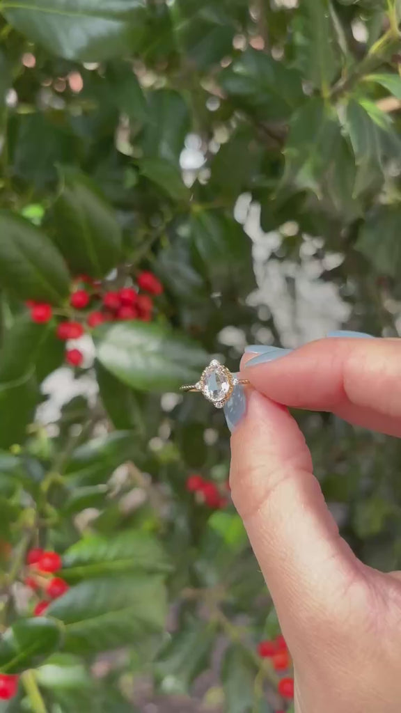 White Topaz Versailles Ring