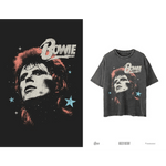 David Bowie Stars Oversized Tee Black - Small
