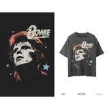 David Bowie Stars Oversized Tee Black - Small