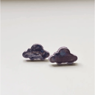 Purple Cloud Studs - Earrings