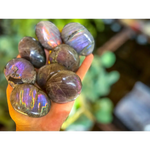 Purple Labradorite Crystal Palm