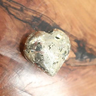 Pyrite Palm Stone Hearts - Crystals