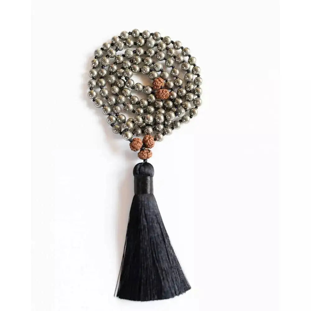 Pyrite Protection Bracelet and Necklace Set by Kuratif