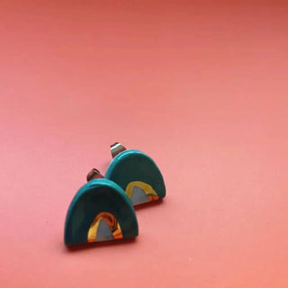 Rainbow Earrings by Gloria Faye