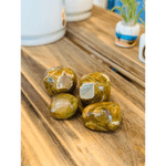 Rainforest Rhyolite Crystal Tumbled Stone