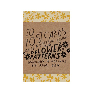 Rani Ban Co Flower Patterns Postcard Pack