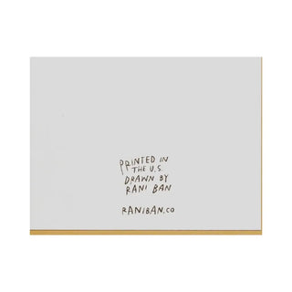 Rani Ban Co I like the way you Smell Greeting Card