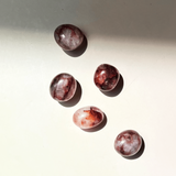 fire quartz tumbled stone grounding clarity crystal