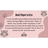 Red Tiger’s Eye Tumbled Stone