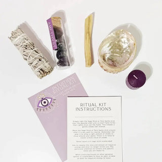 Ritual Spell Kit Protection with Amethyst