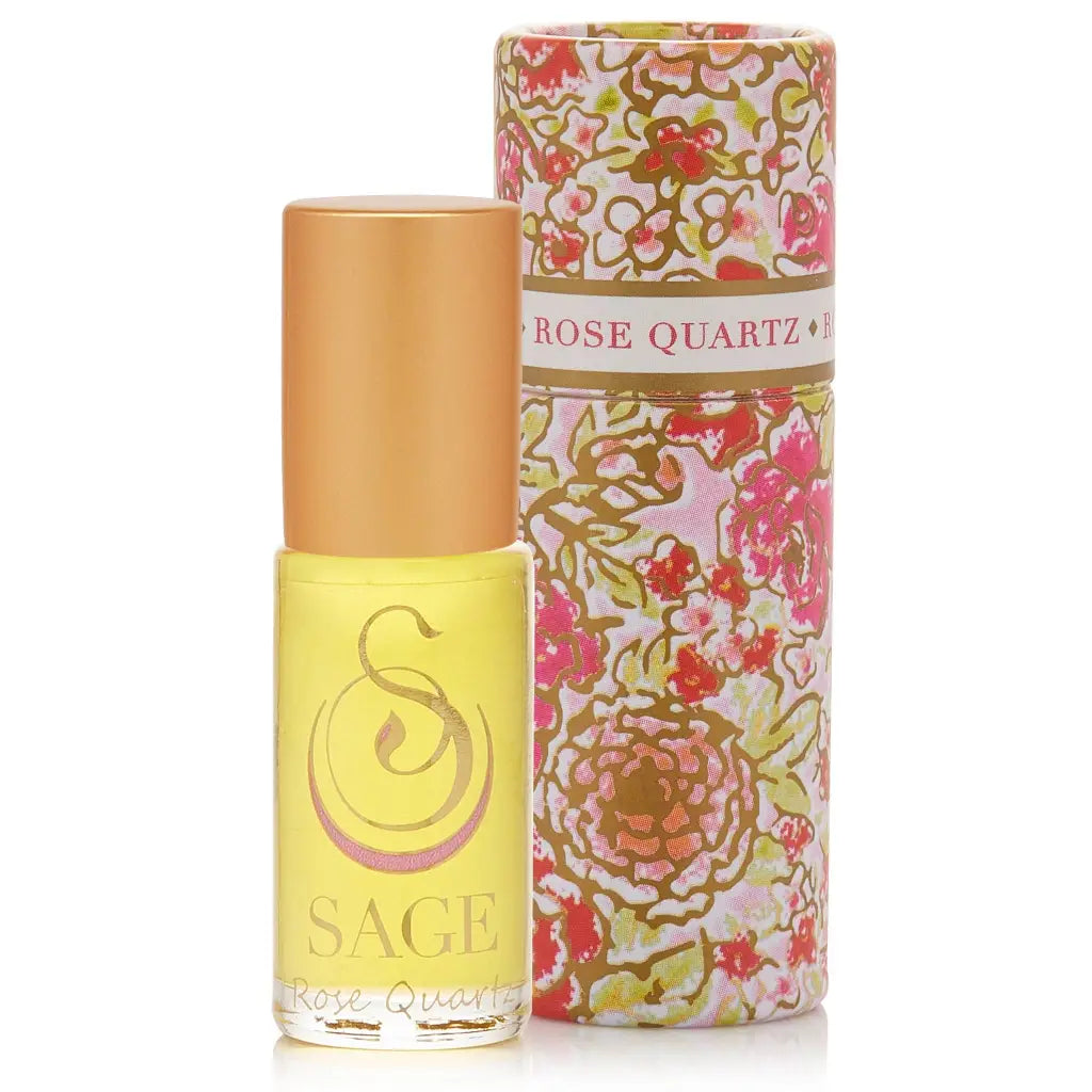 Rose Quartz Gemstone Perfume Oil - 1/8 oz Roll