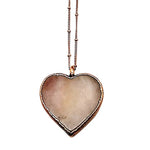 Rose Quartz Heart Necklace