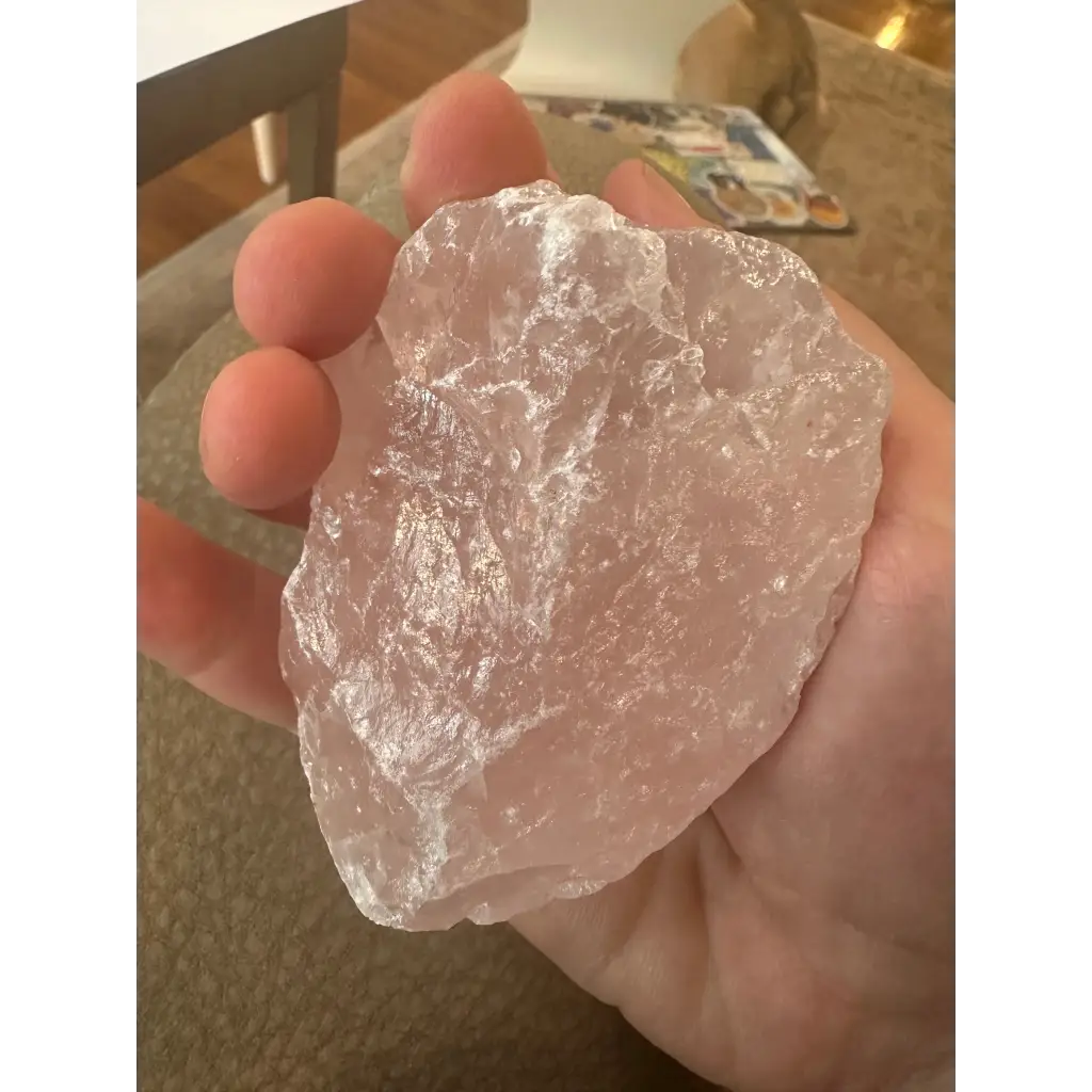 Rose Quartz Rough Stone - XL