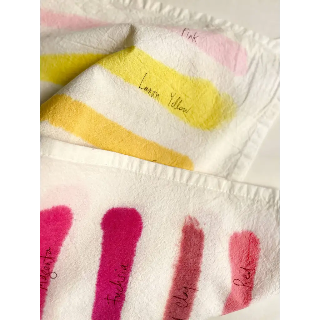 ROYs Hand - painted Tea Towel