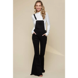 Saints & Hearts - SIR4197A BLACK DENIM FLARED OVERALL