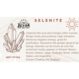 Selenite Square Crystal Stone - Crystals