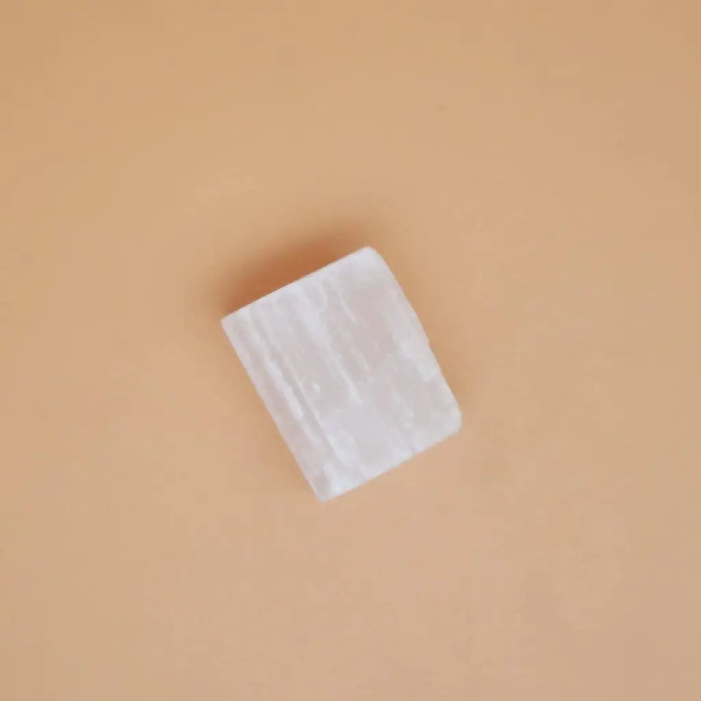 Selenite Square Crystal Stone - Crystals