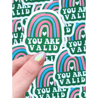 Self love/positive thinking waterproof sticker