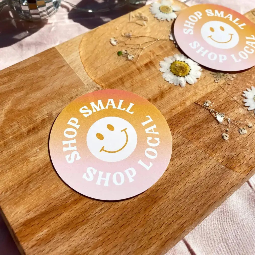 Shop Small Local Sticker